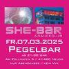 SHE-BAR in der Neusser Pegelbar